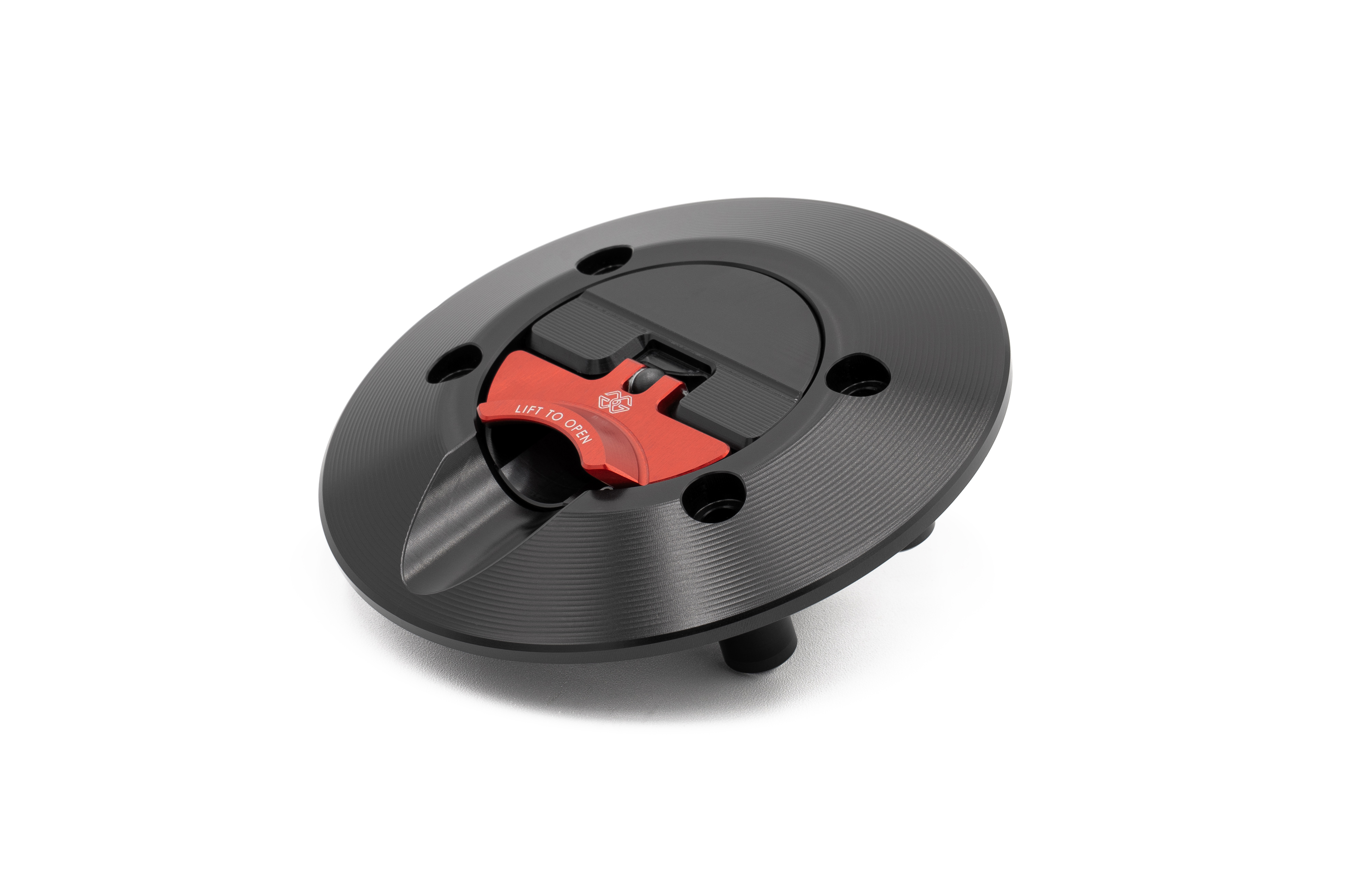 FCAP2 – CNC Fuel Cap, black red