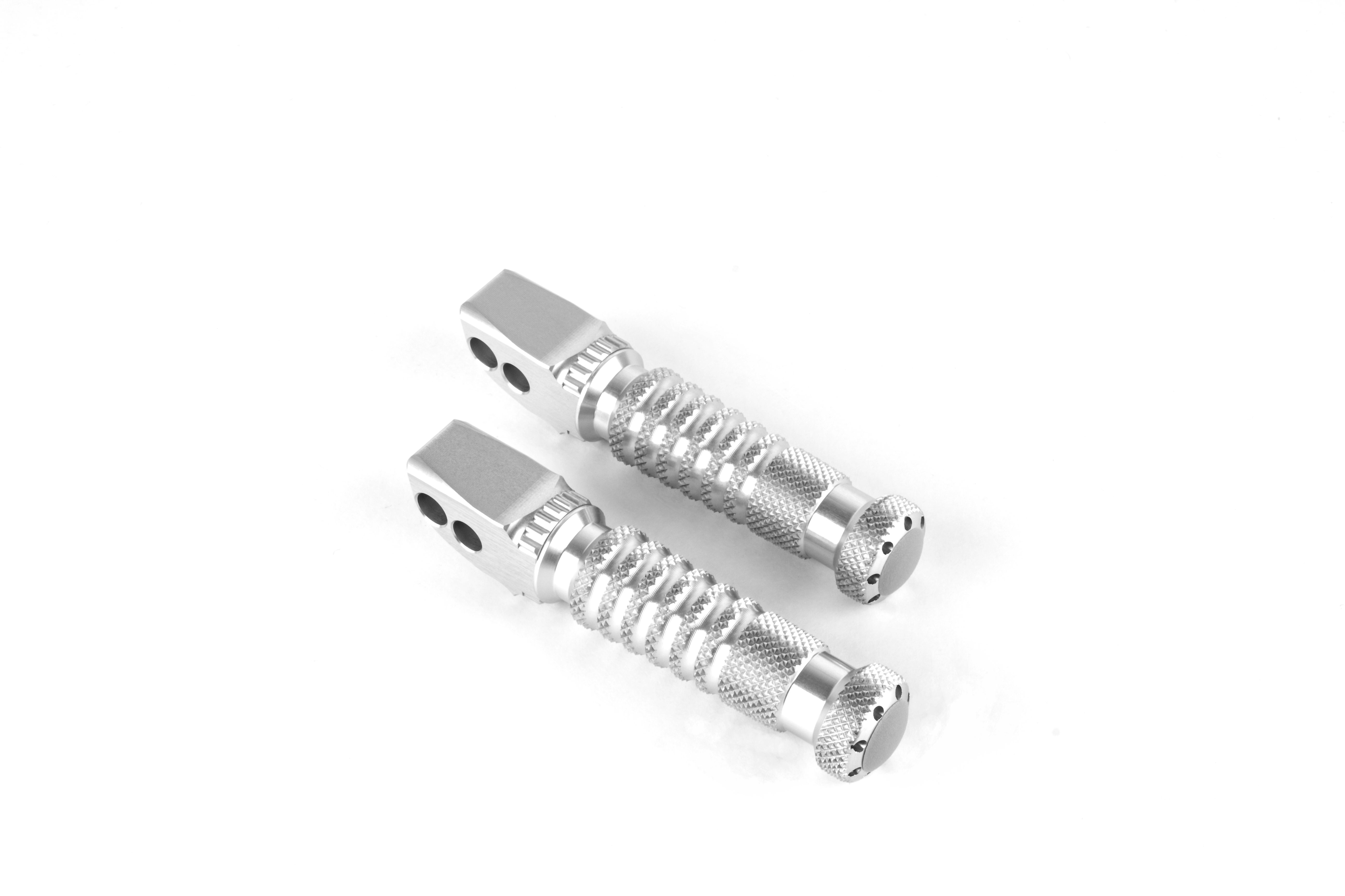 Austauschfußrasten Sport, Fahrer, silber