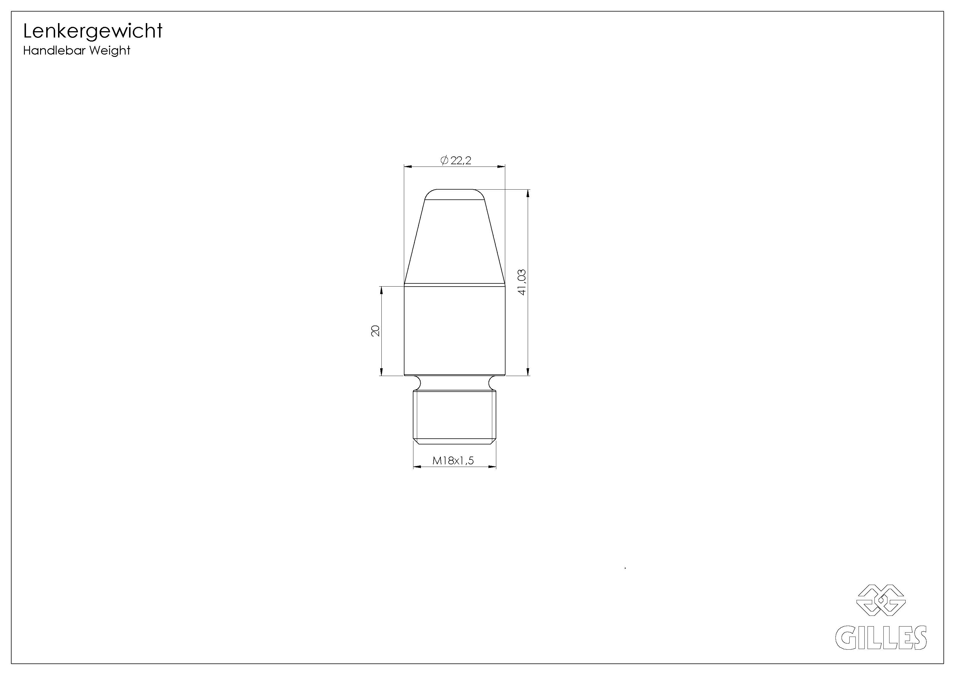 Lenkergewichte  KIT schwarz