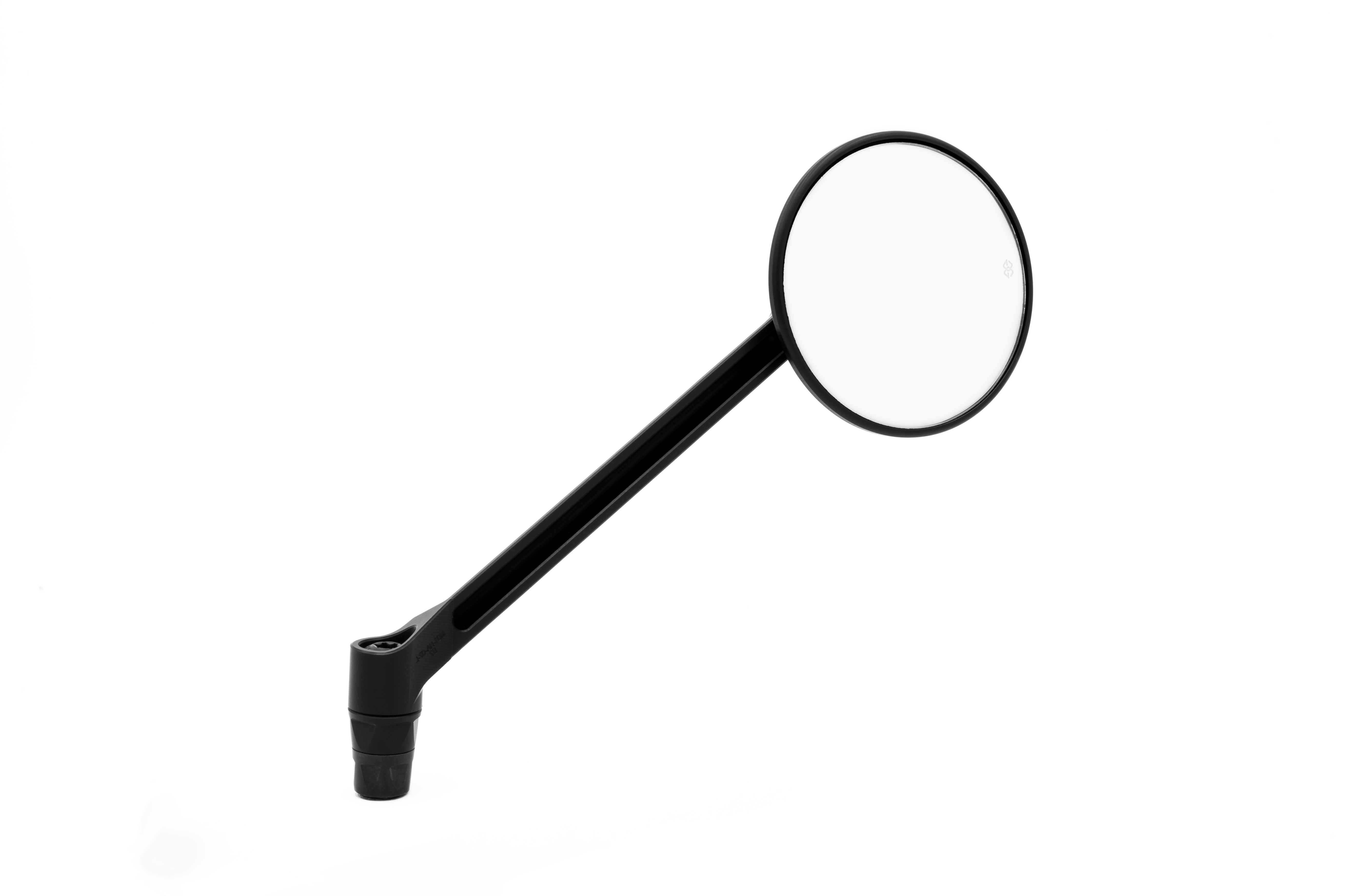 MOON dashboard mirror right round black matt