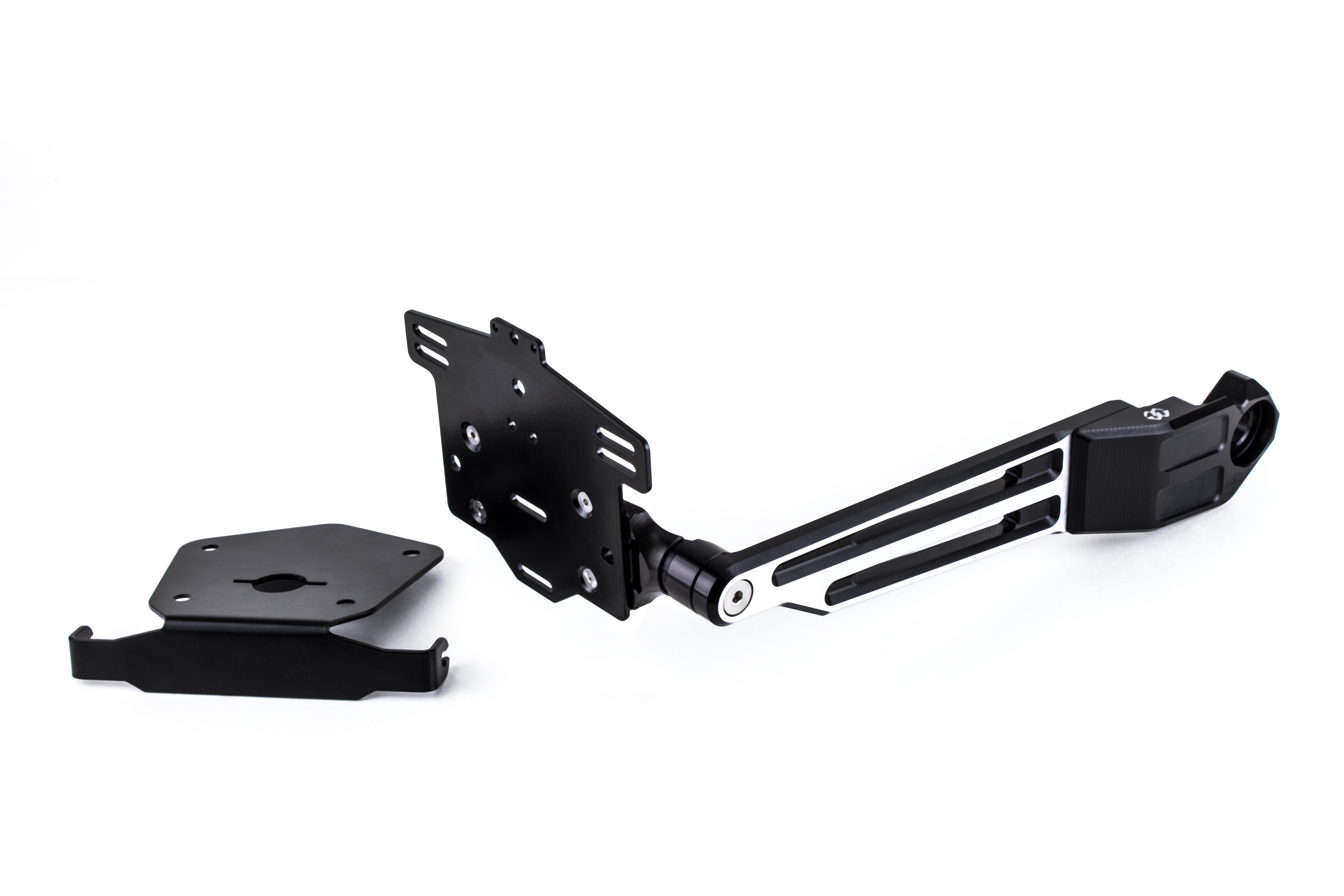 Base plate right lasered black