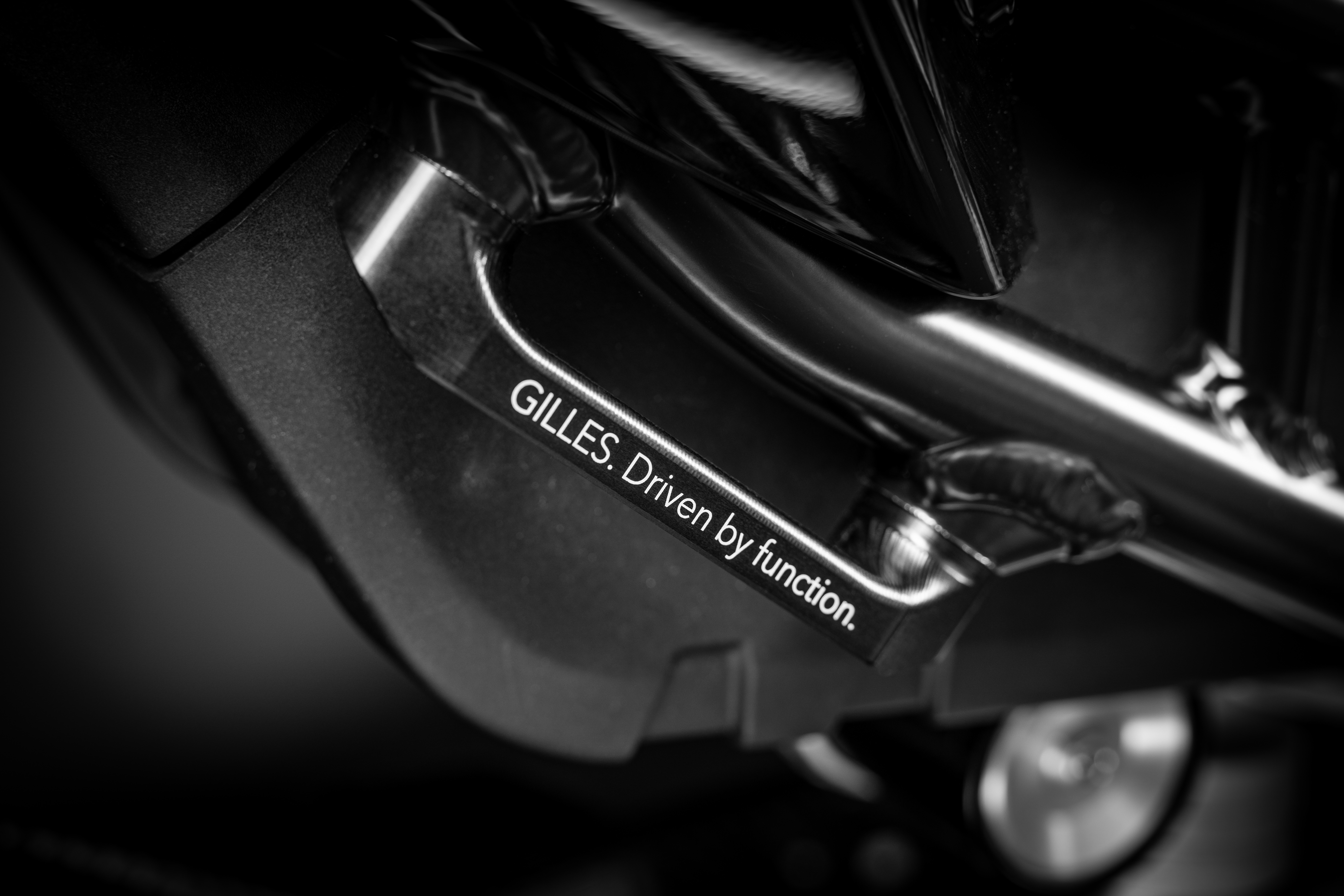 Soziusträgerabdeckung schwarz