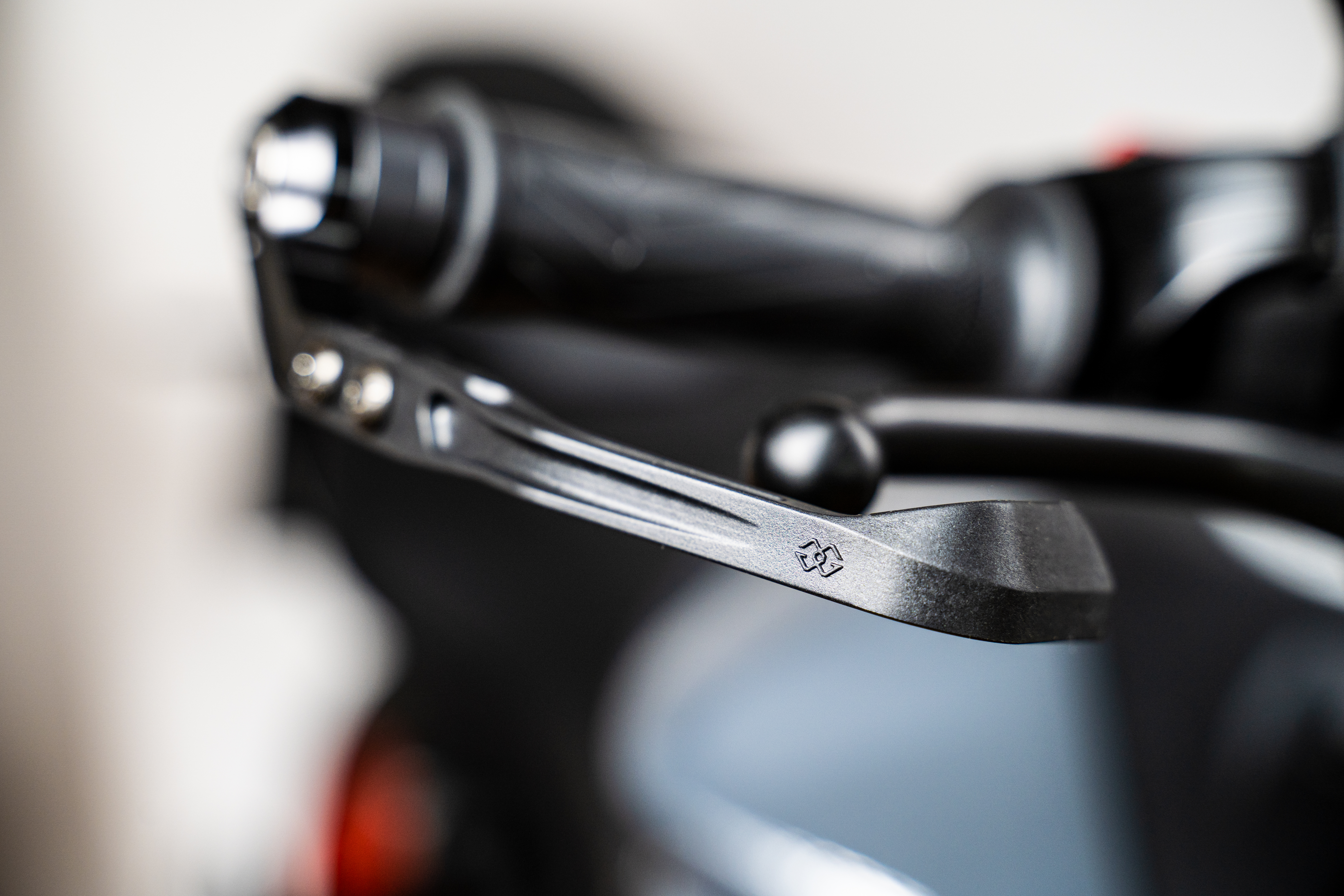 Brake lever protector black matt