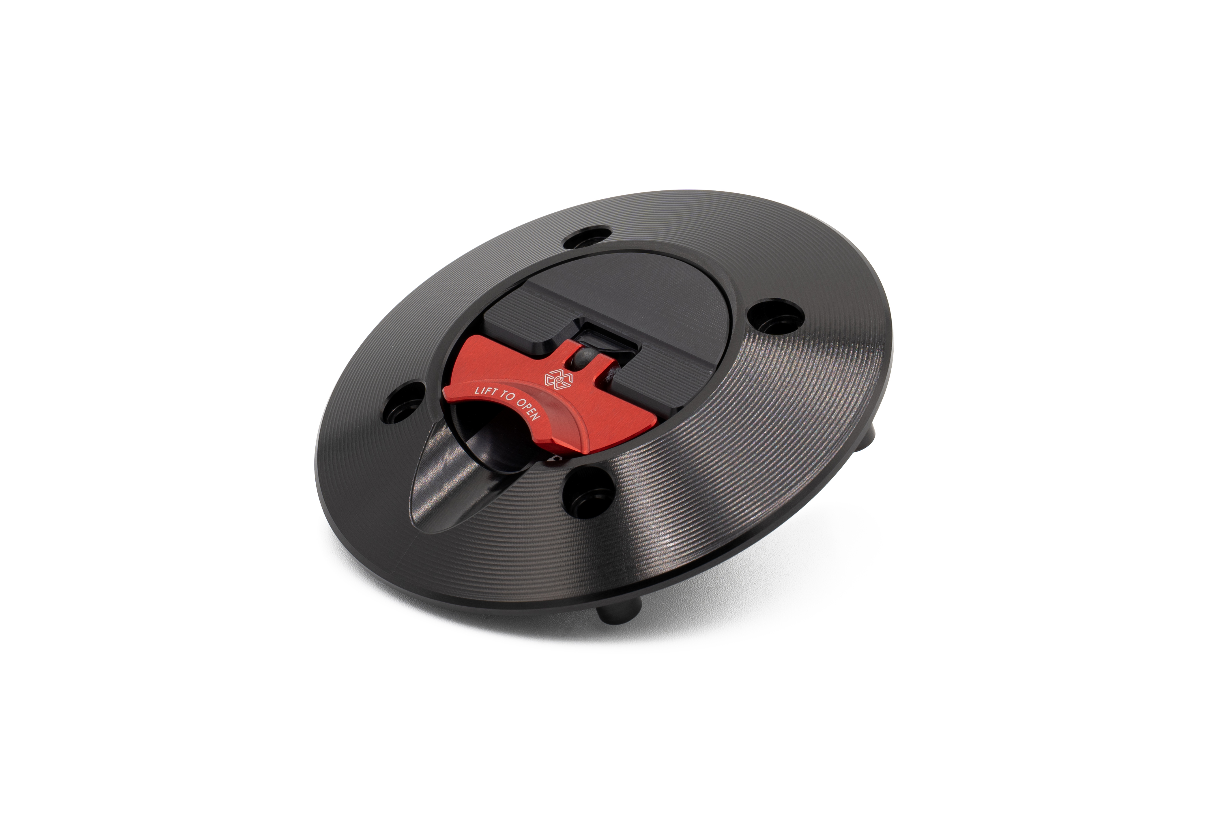 FCAP2 – Quick-Release Tankdeckel, schwarz rot