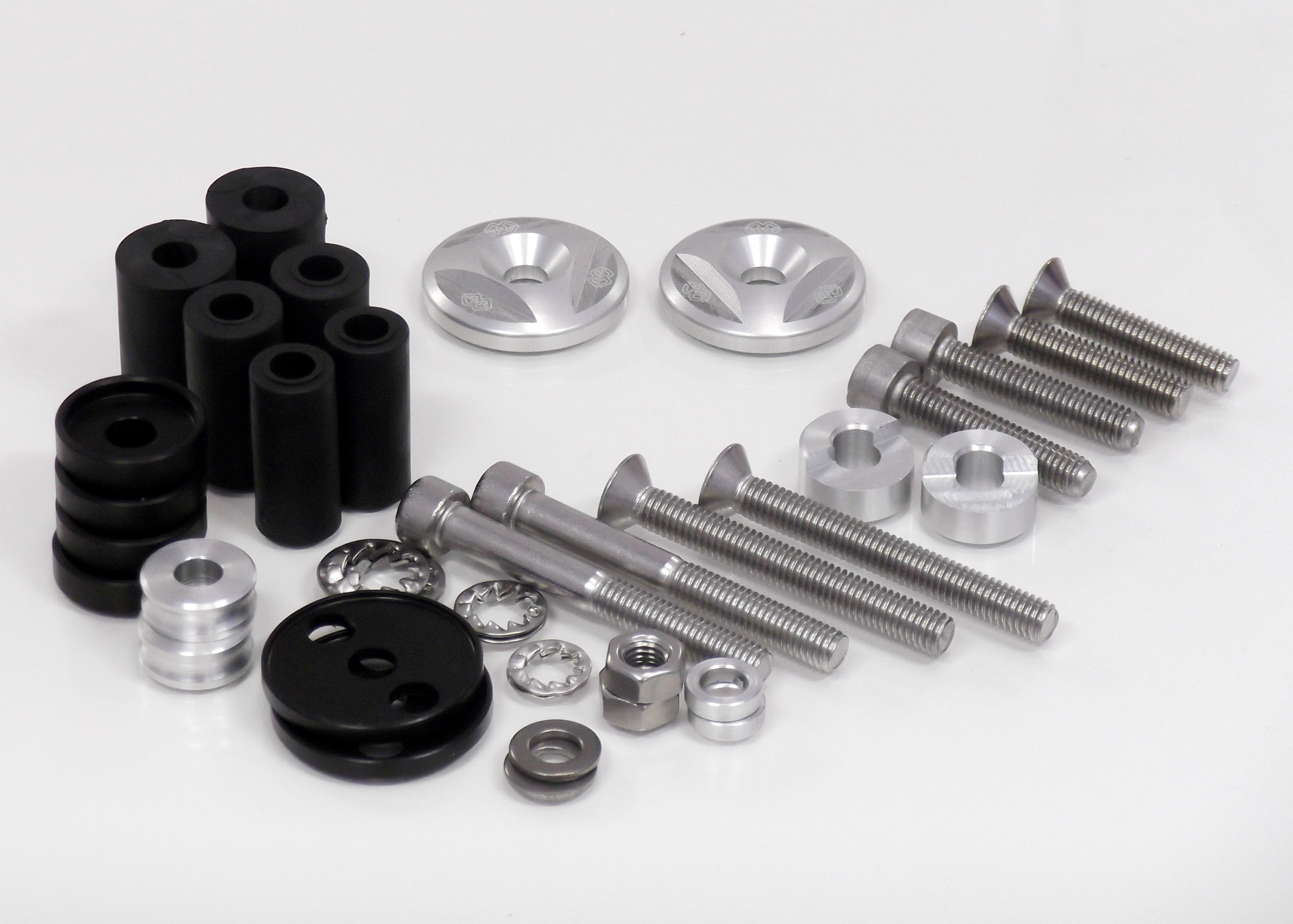Handlebar weights KIT silver