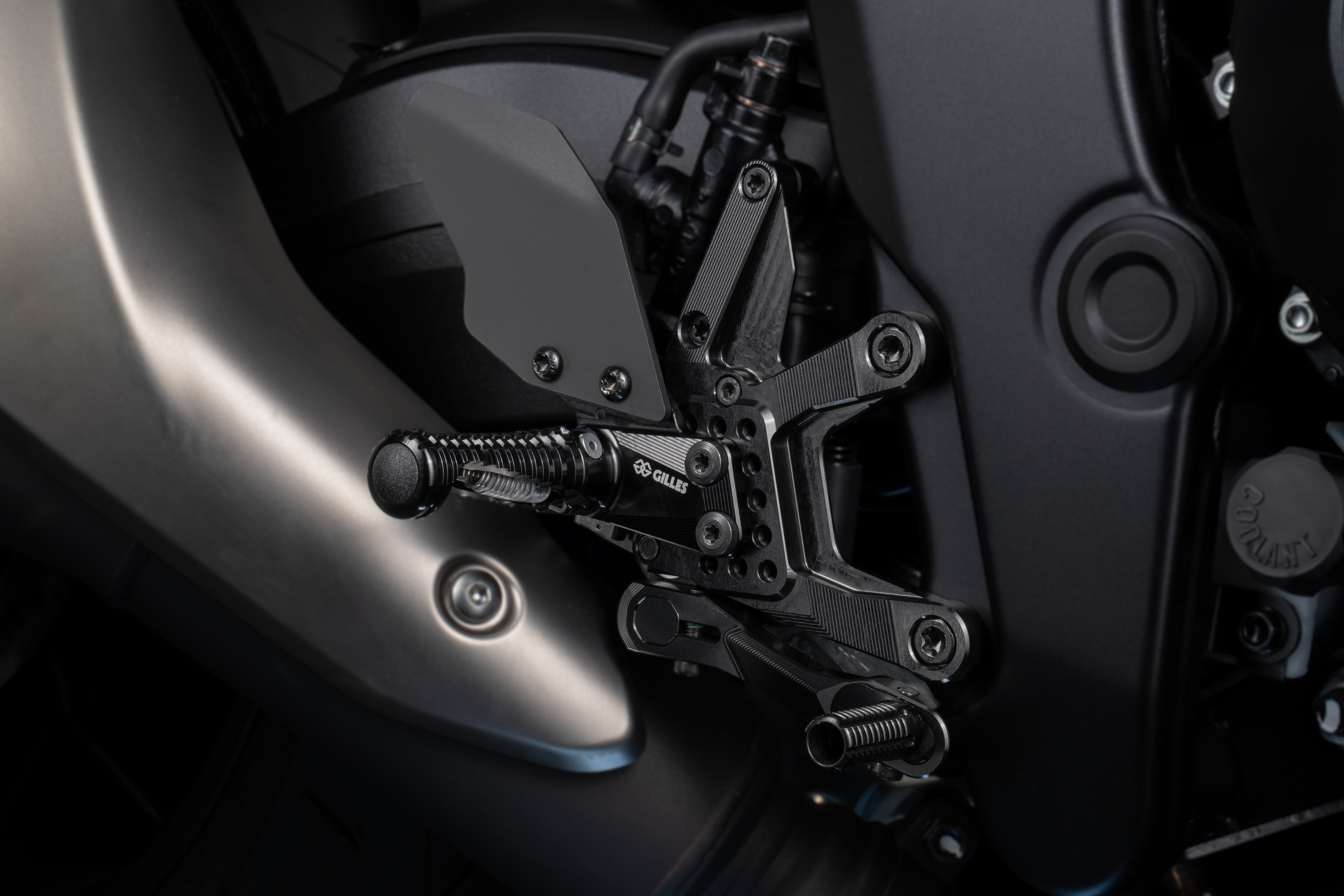 Fußrastenanlage AS31GT3 schwarz