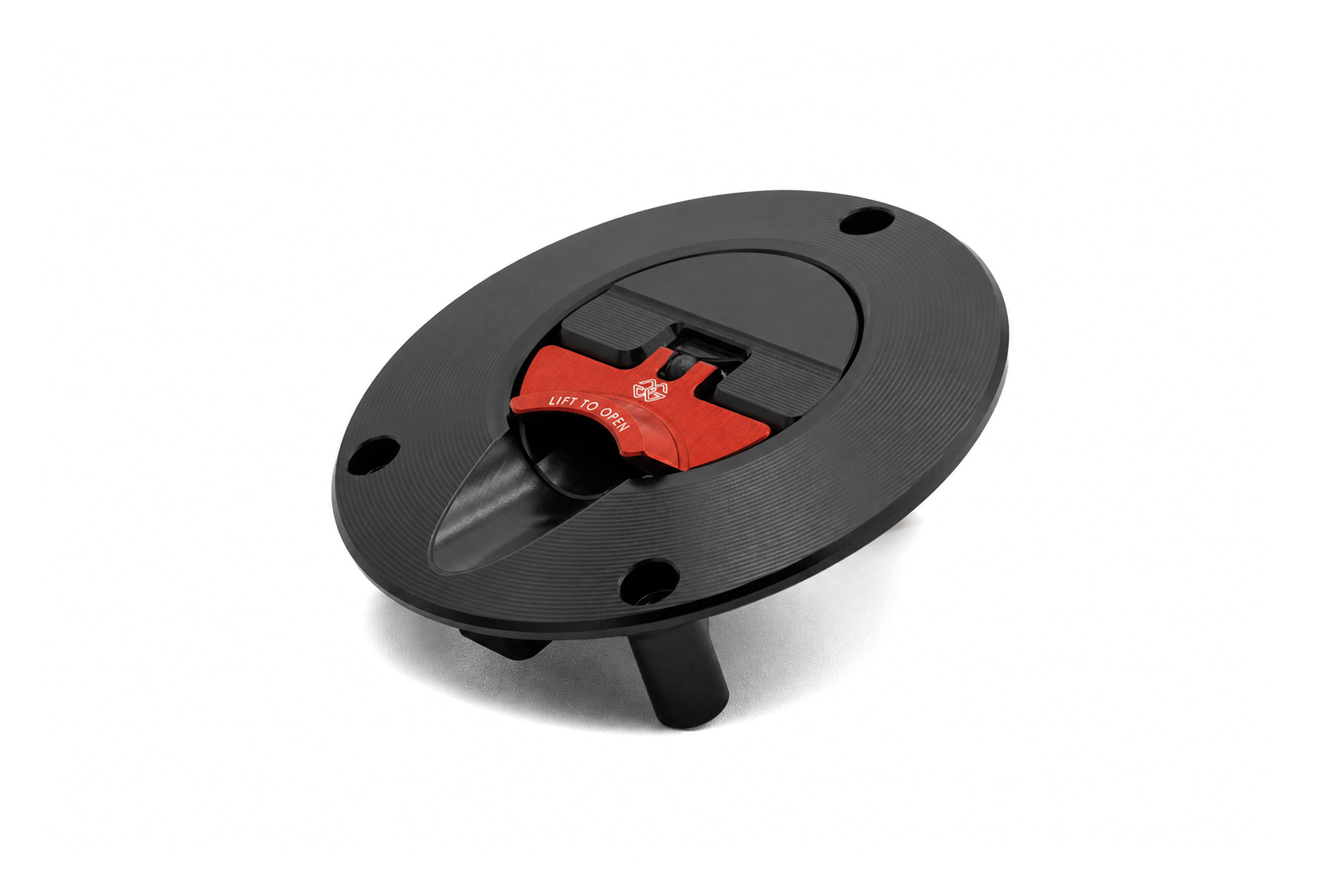 FCAP2 – CNC Fuel Cap, black red