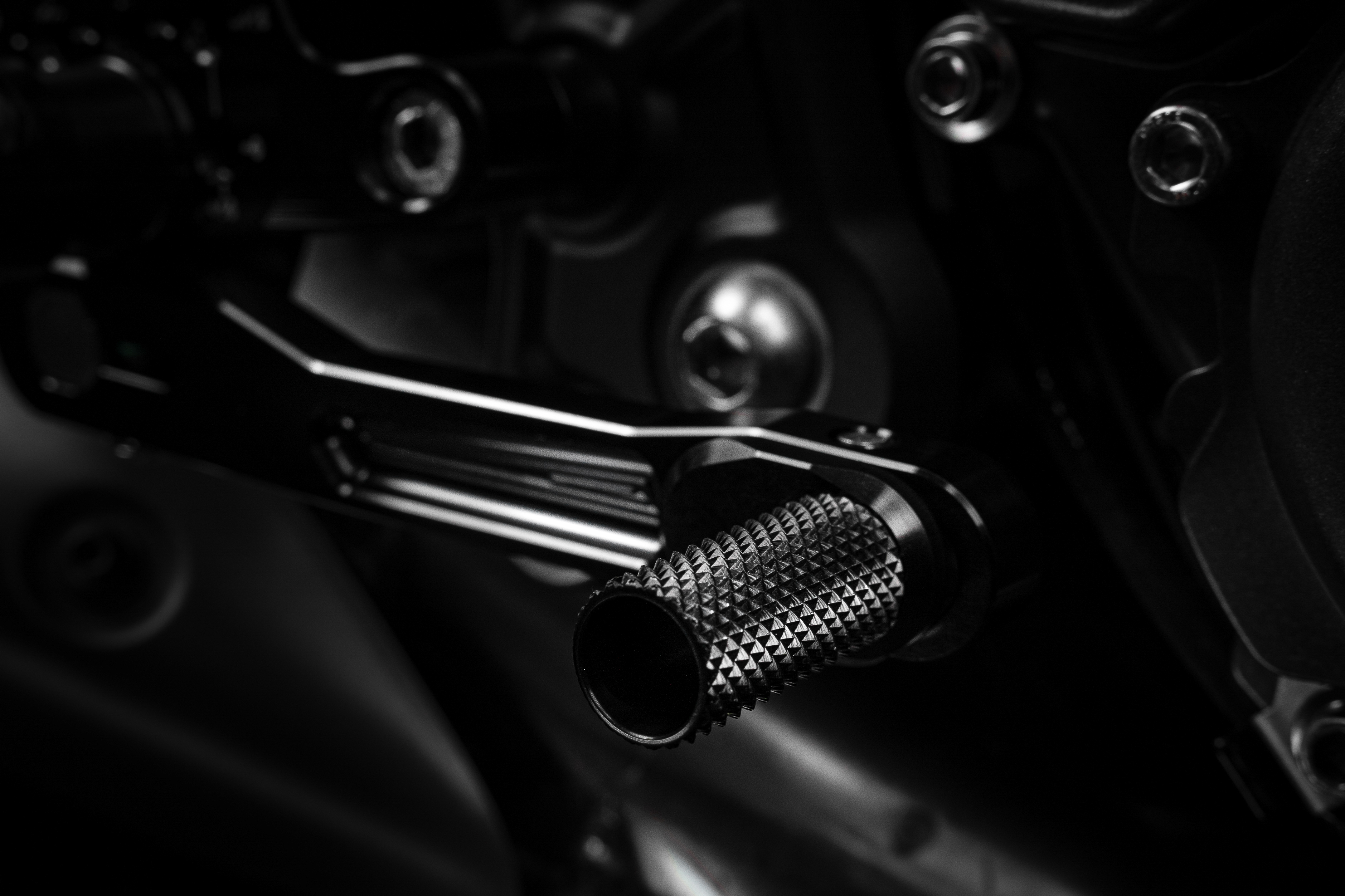 Footrest system FXR black