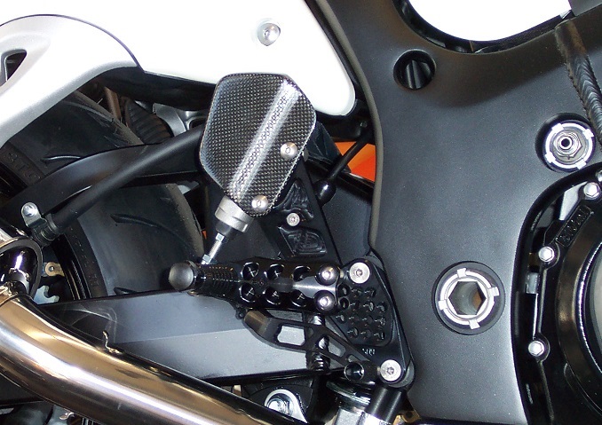 Footrest system AS31GT black