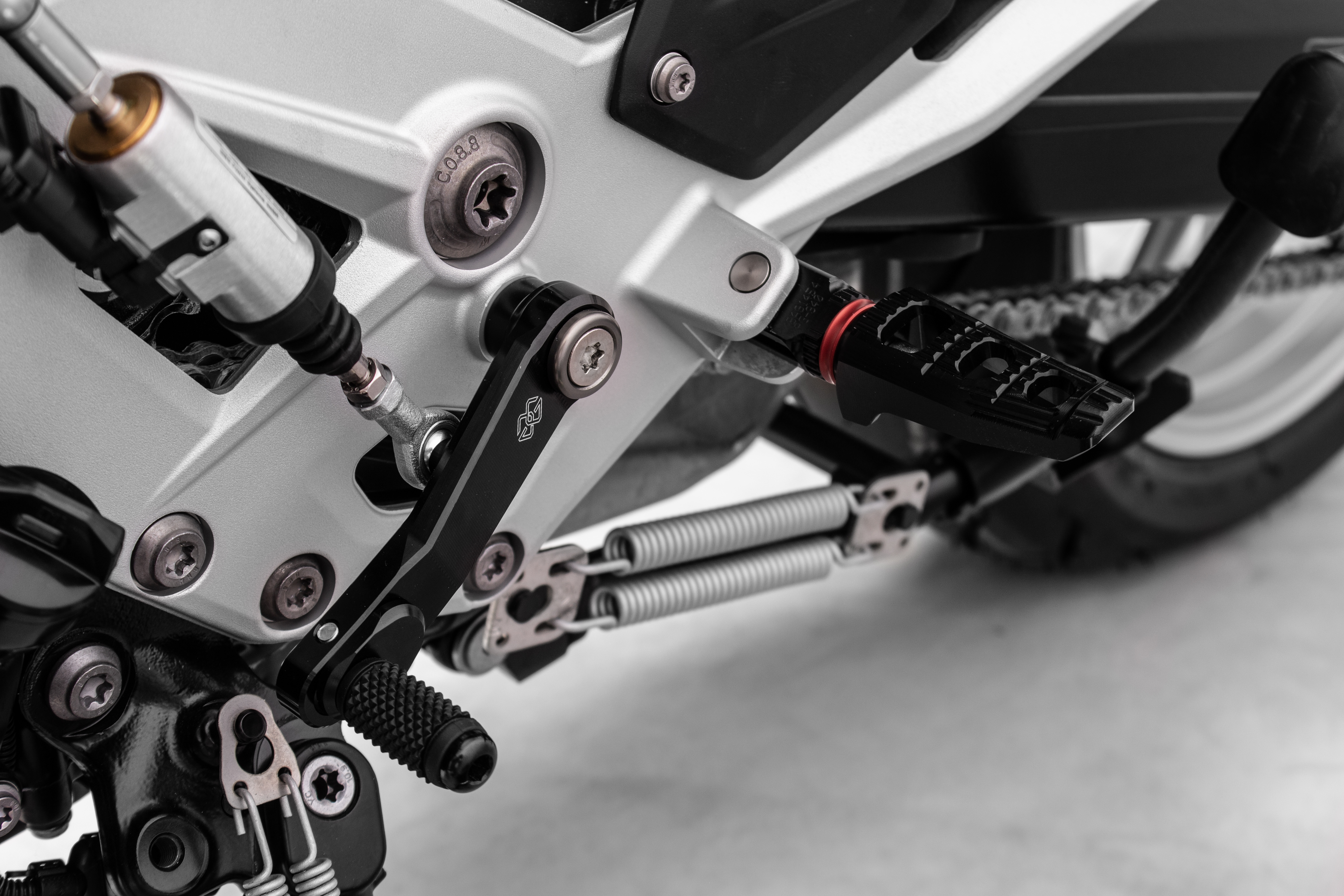 Gear lever KIT black grey