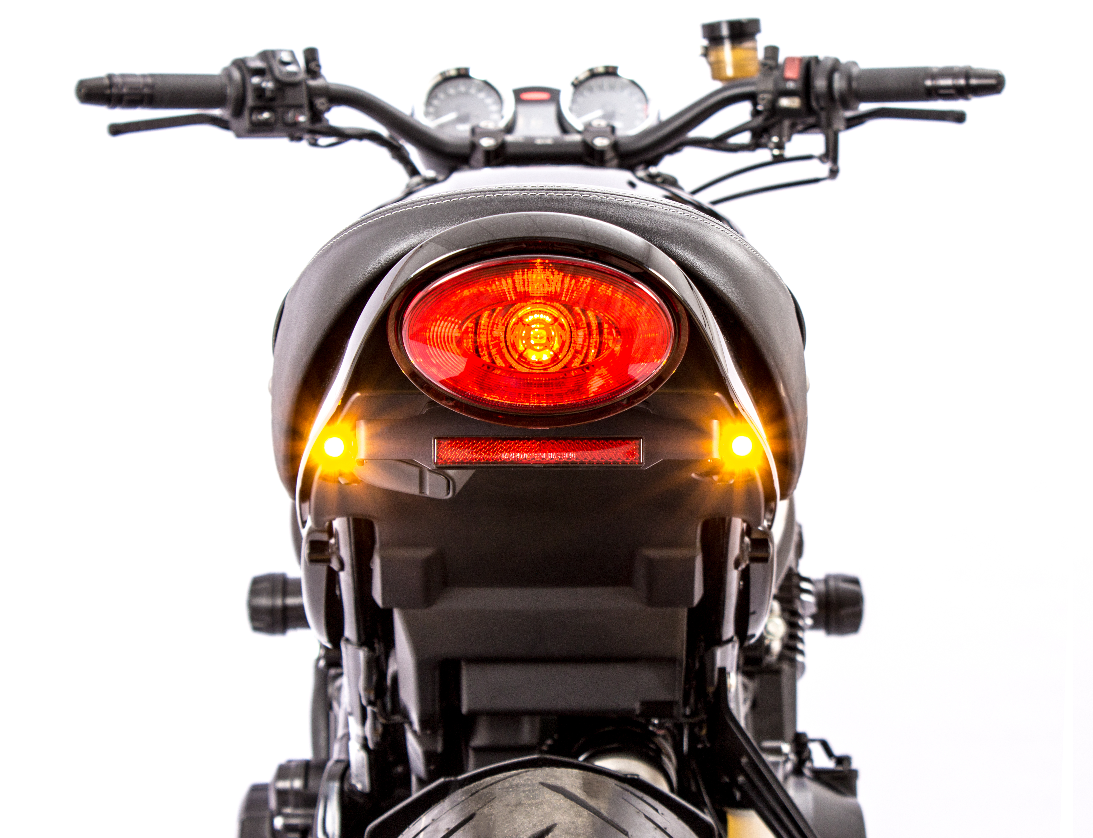 Licence plate holder black-silver