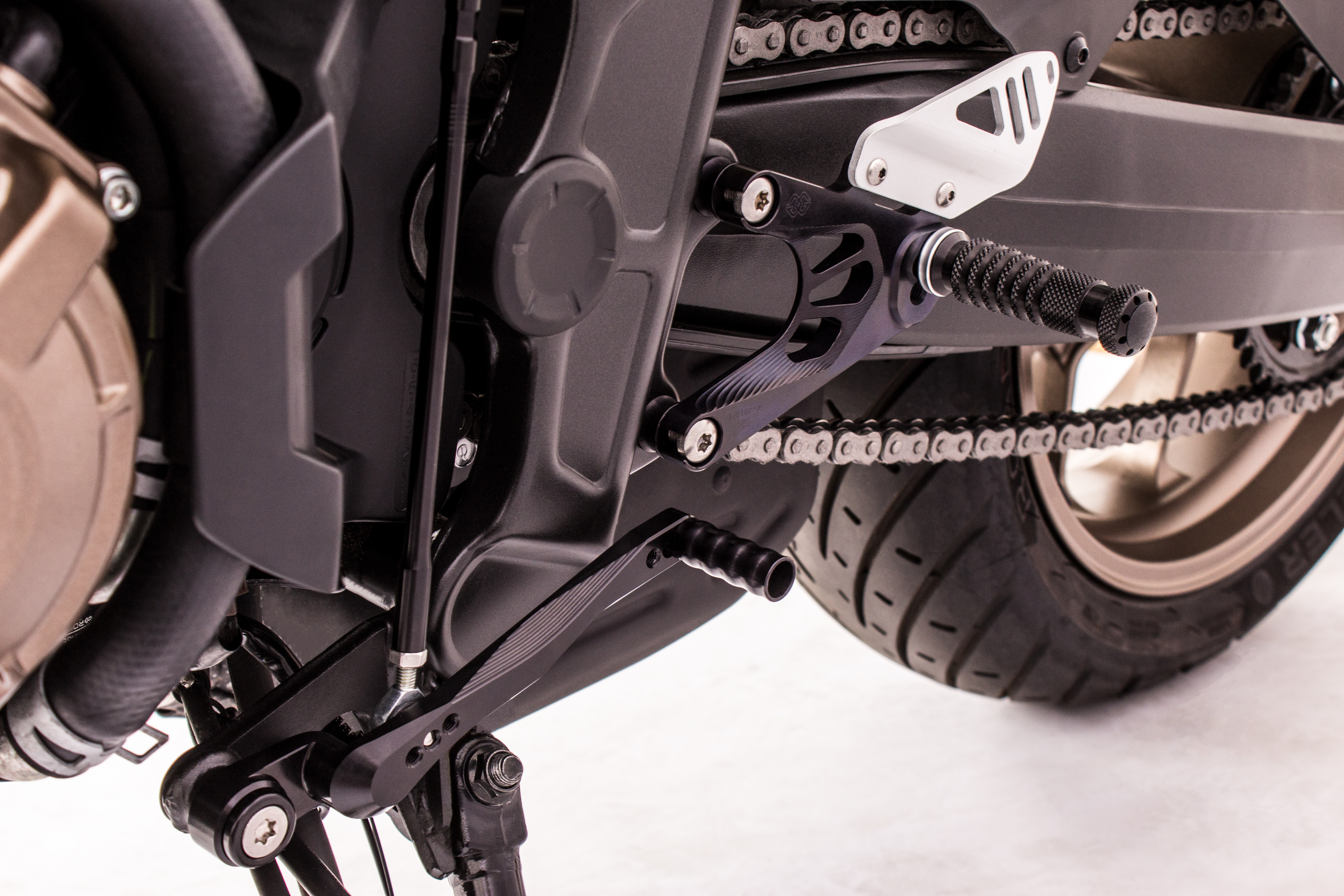 Footrest system FXR black