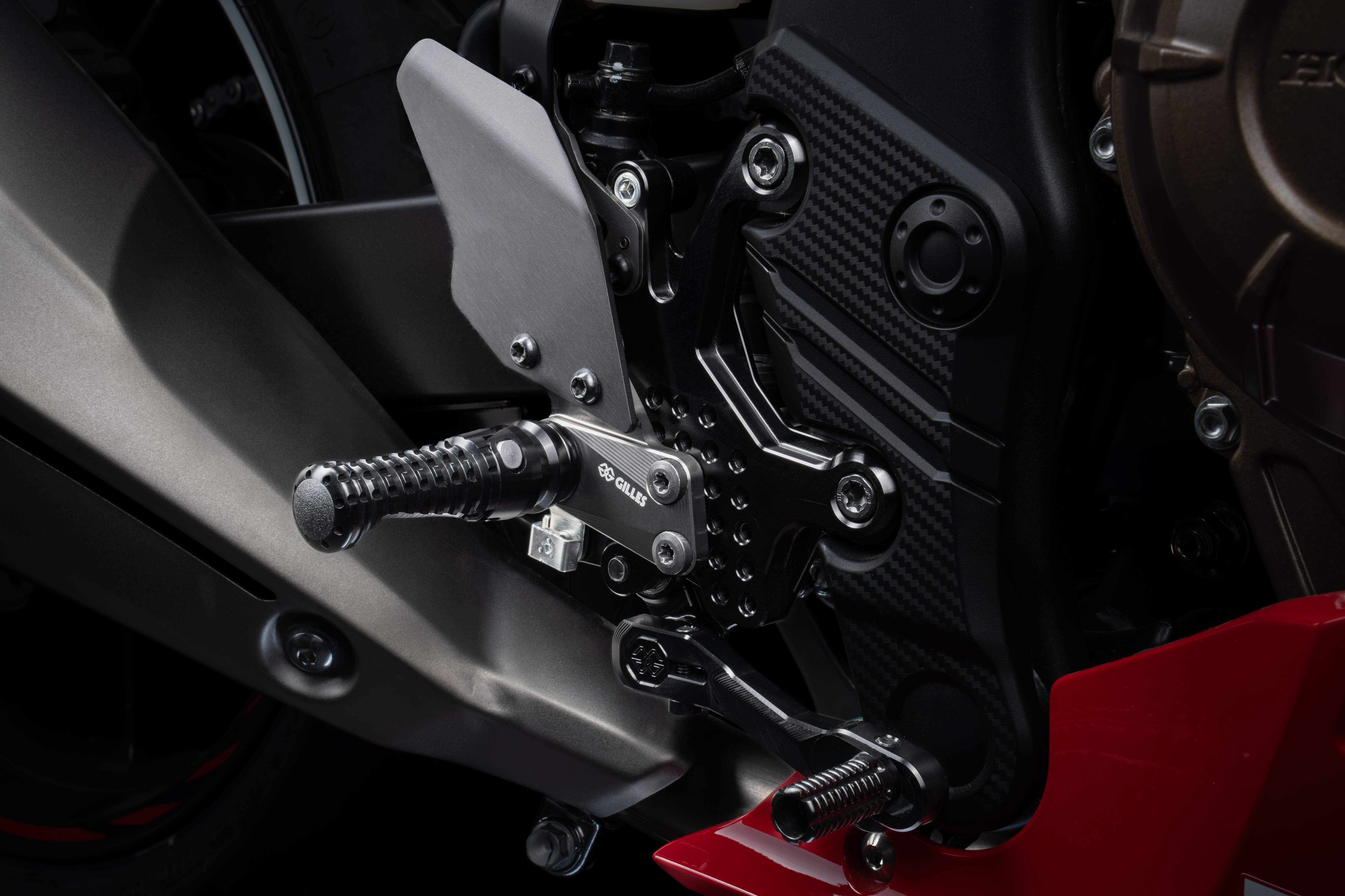 Fußrastenanlage AS31GT3 schwarz