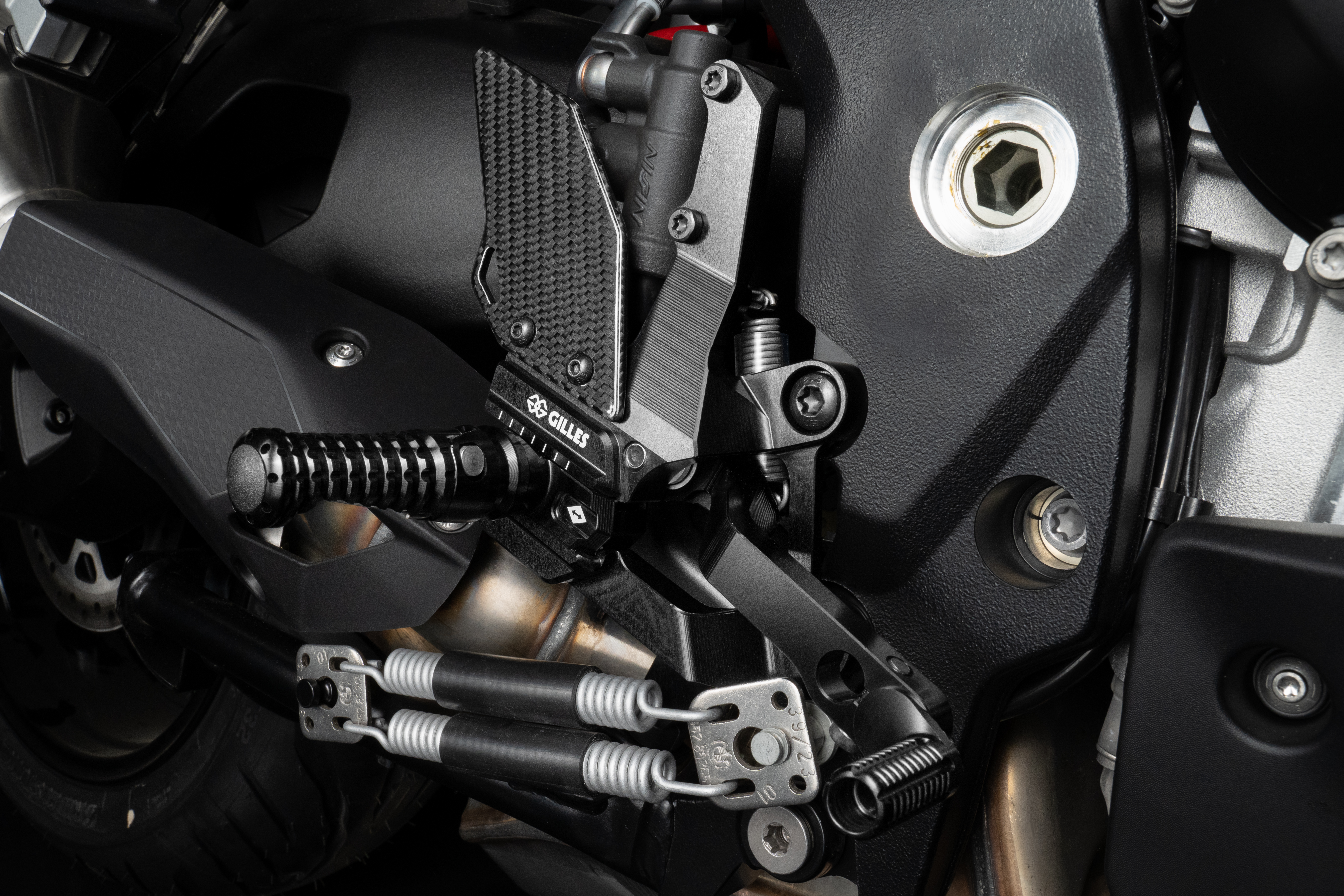 Fußrastenanlage VCR38GT2, schwarz