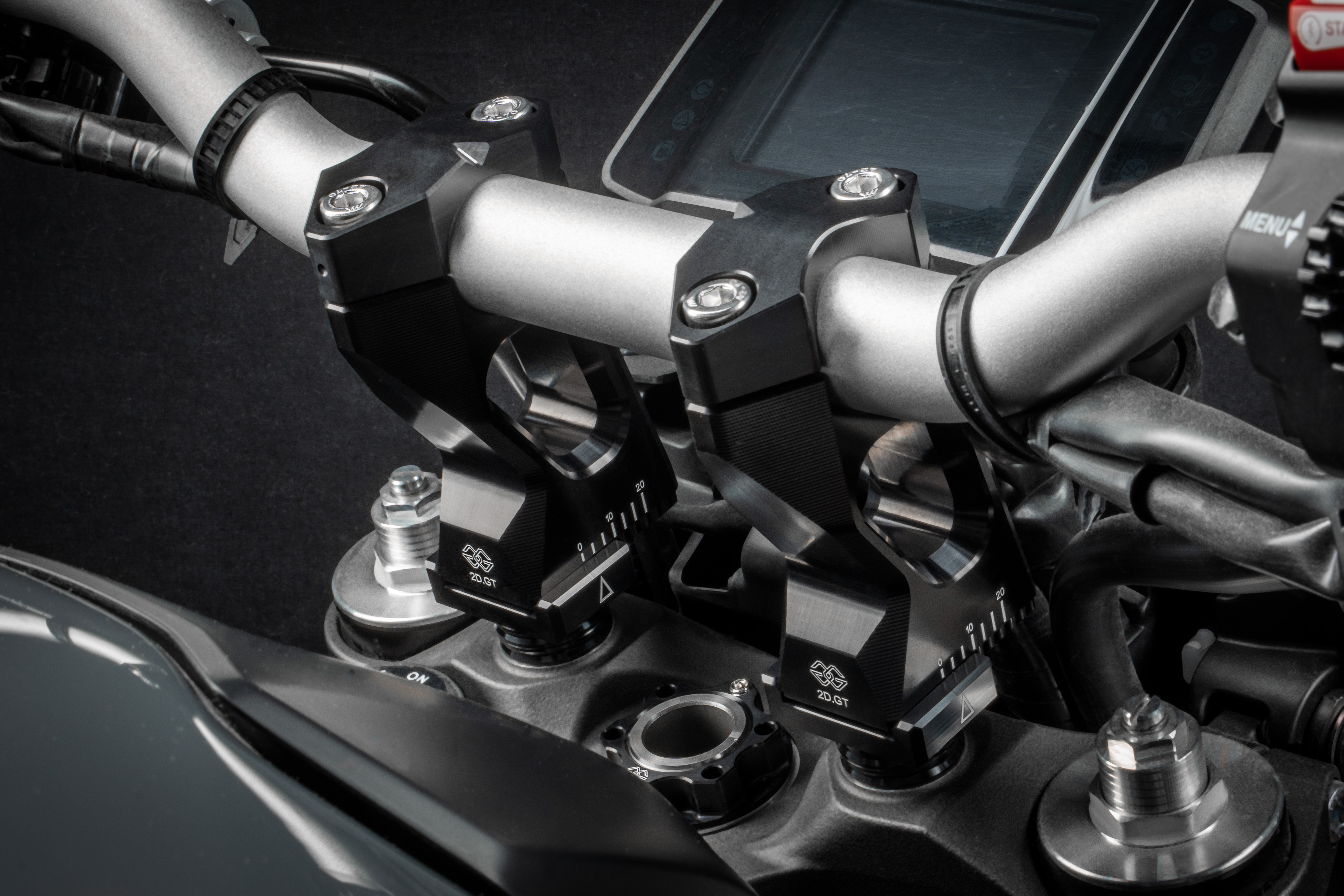 2DGT adjustable handlebar brackets with ABK-17