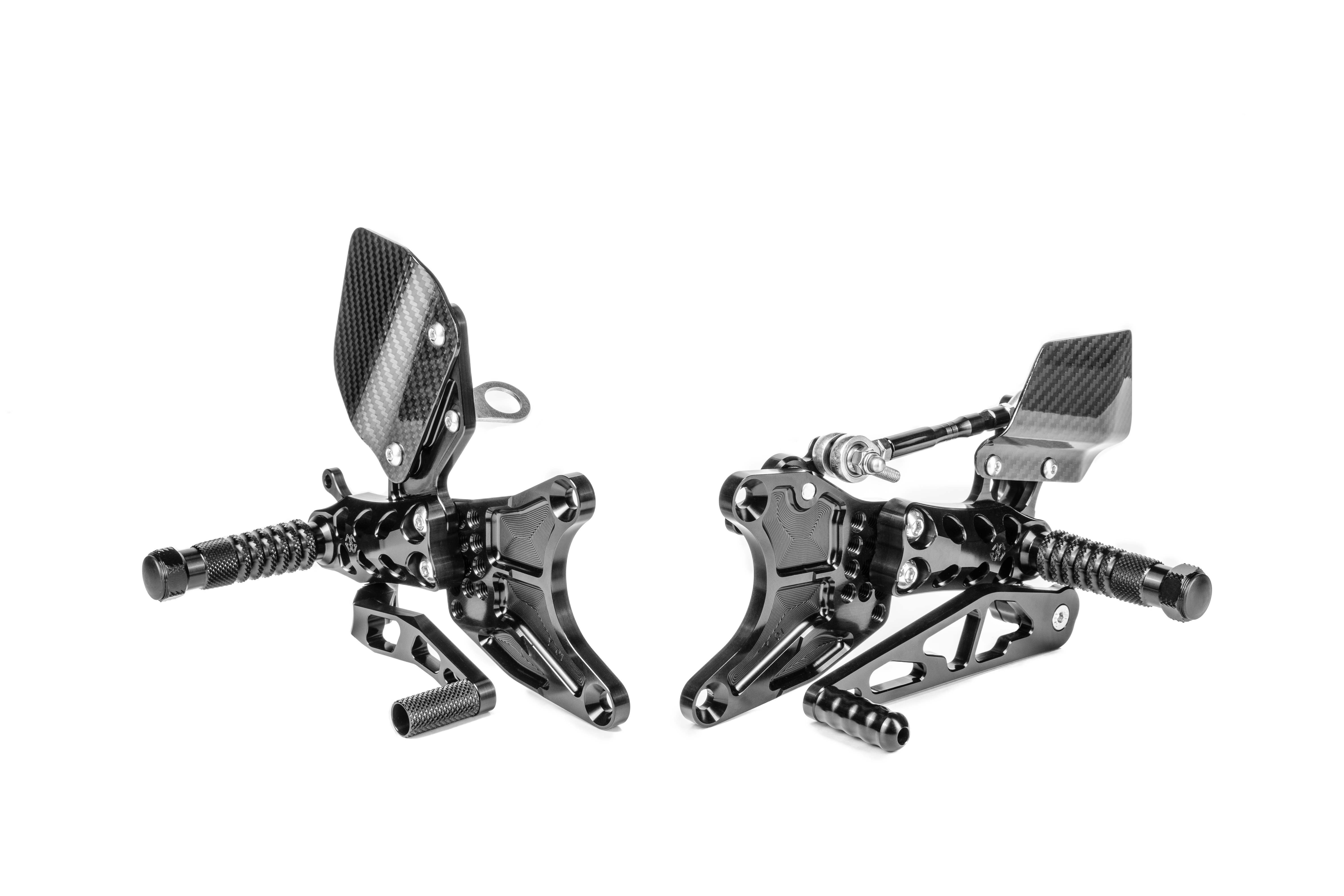 Footrest system AS31GT black