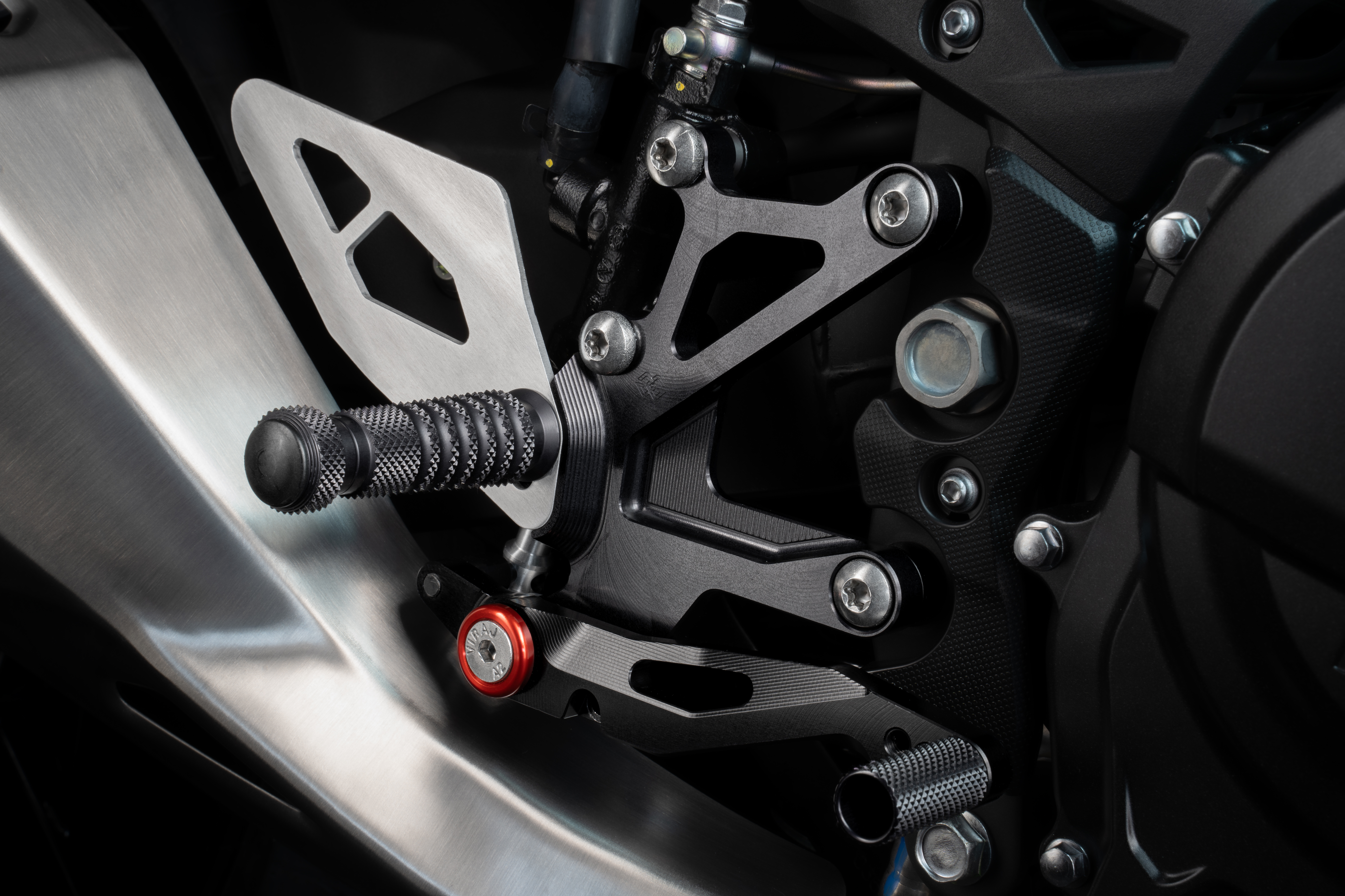 Footrest system FXR black