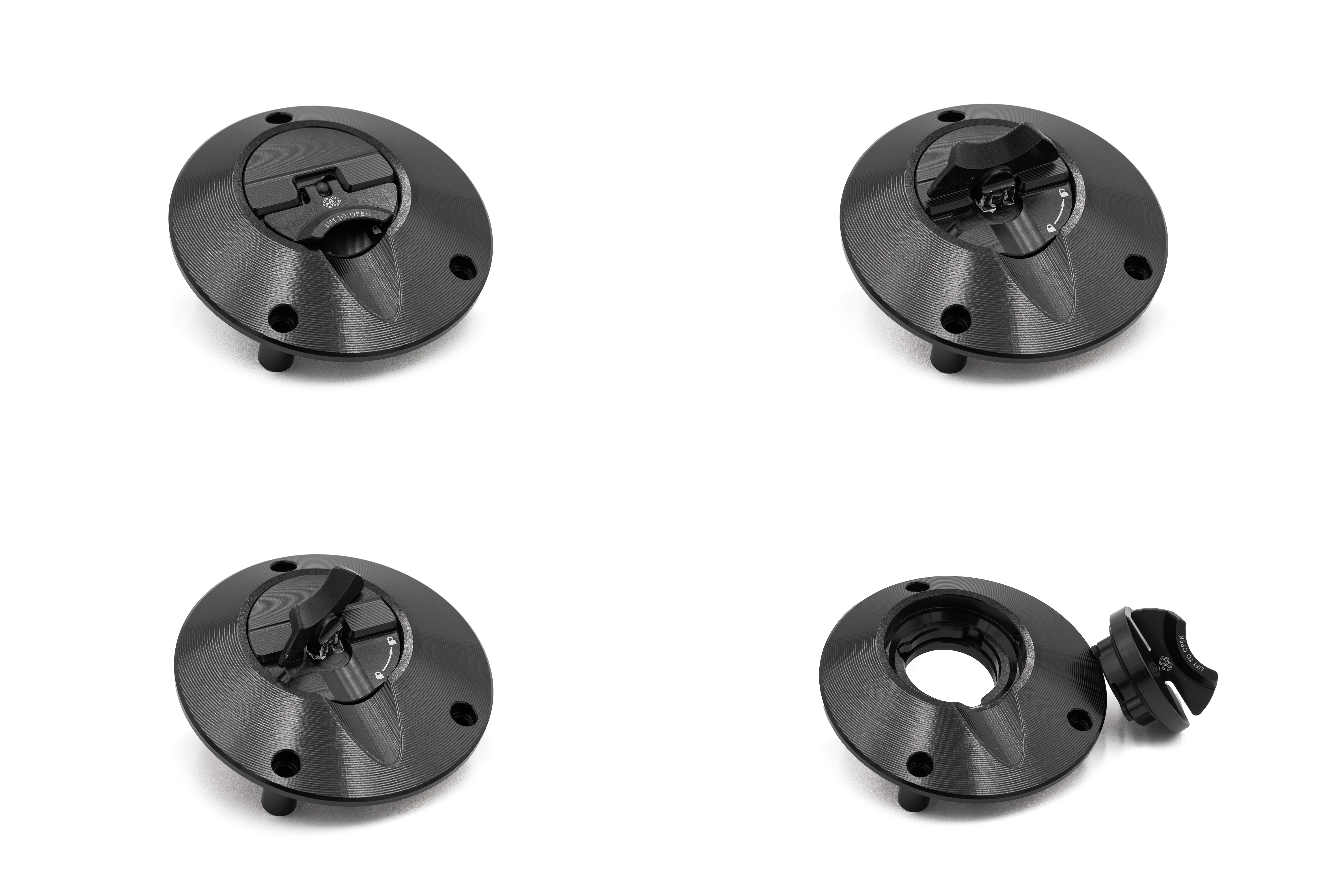 FCAP2 – CNC Fuel Cap, black