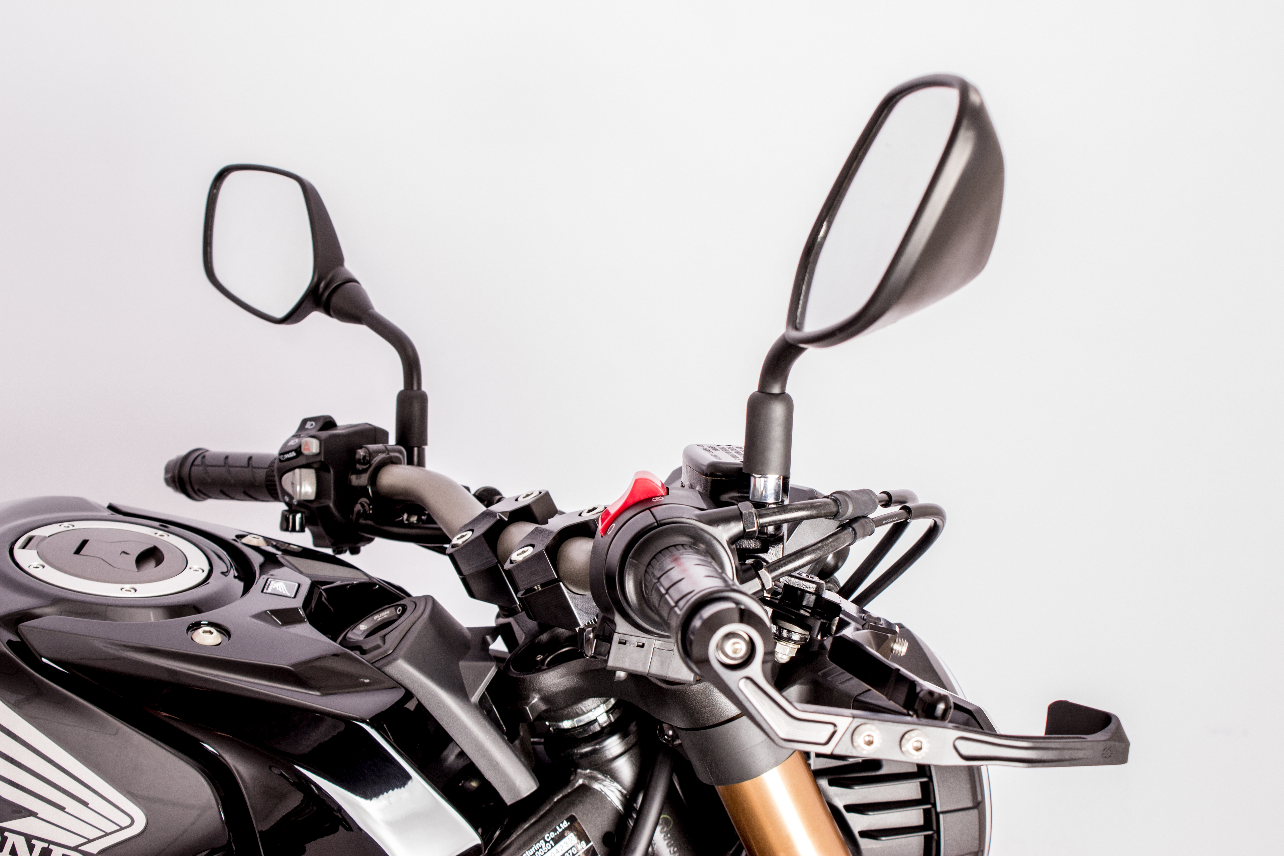 2DGT verstellbare Lenkerböcke mit ABK-20 schwarz