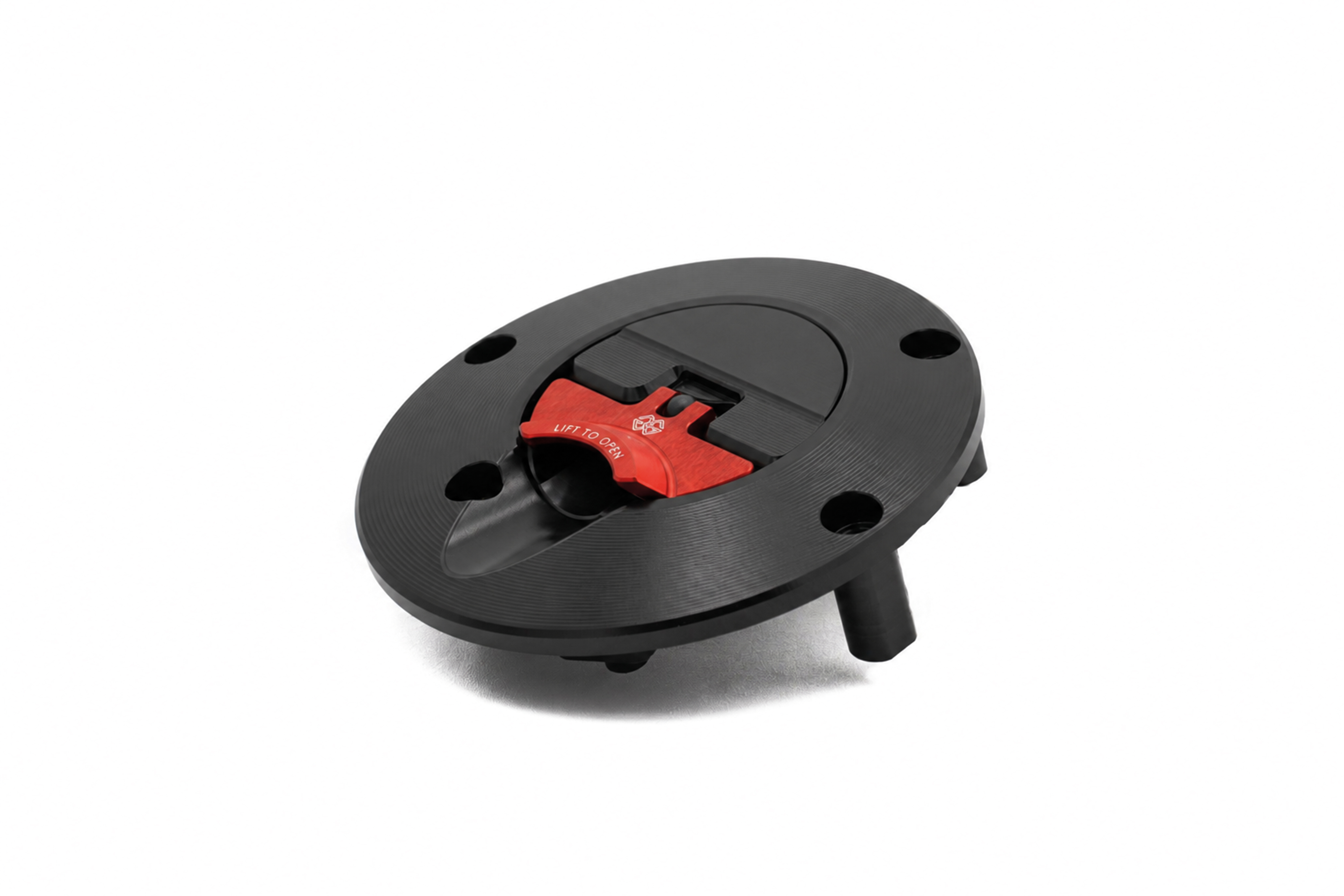 FCAP2 – CNC Fuel Cap, black red