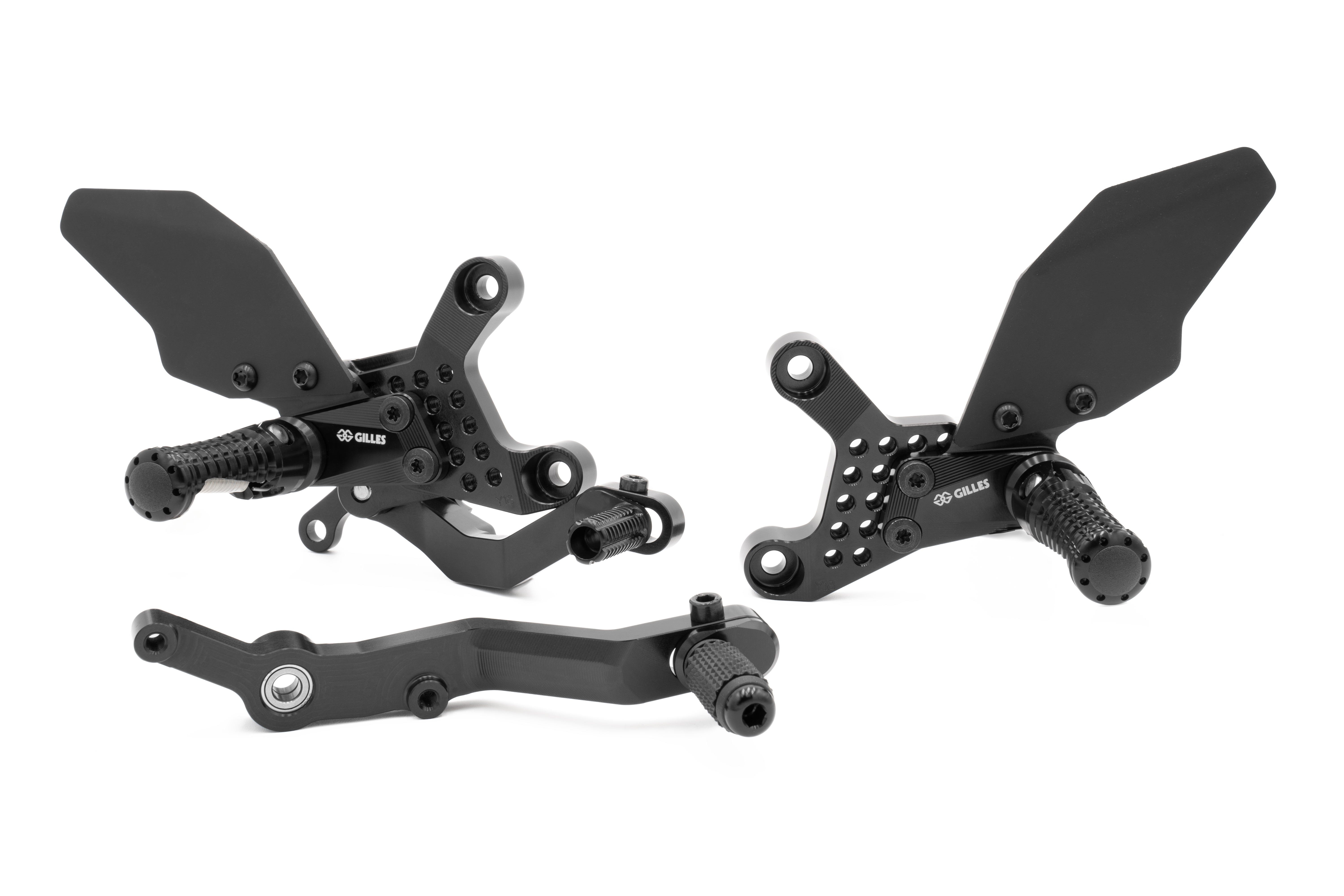 Footrest system AS31GT3 black