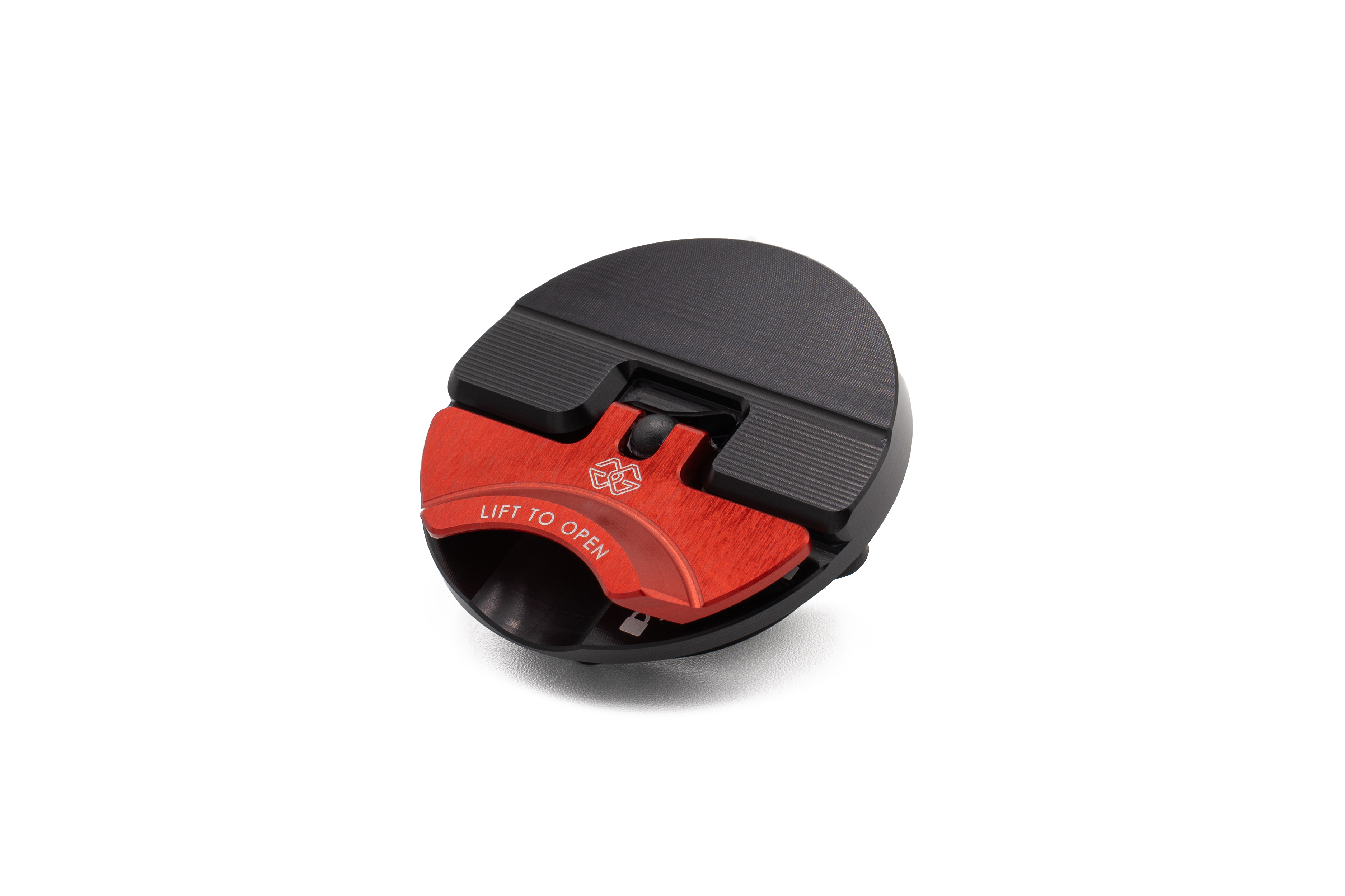 asm fuel cap black red