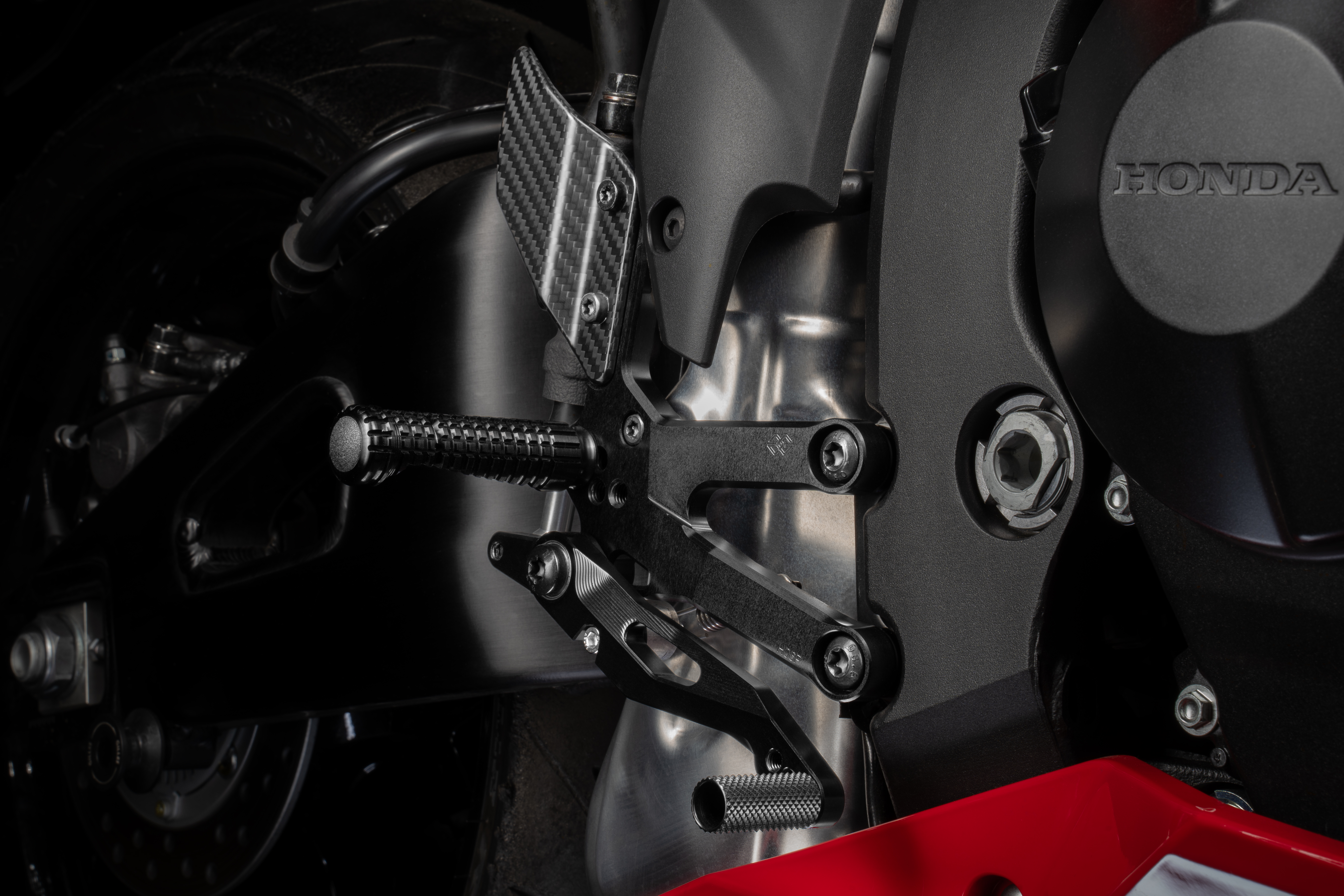 Footrest system FXR black