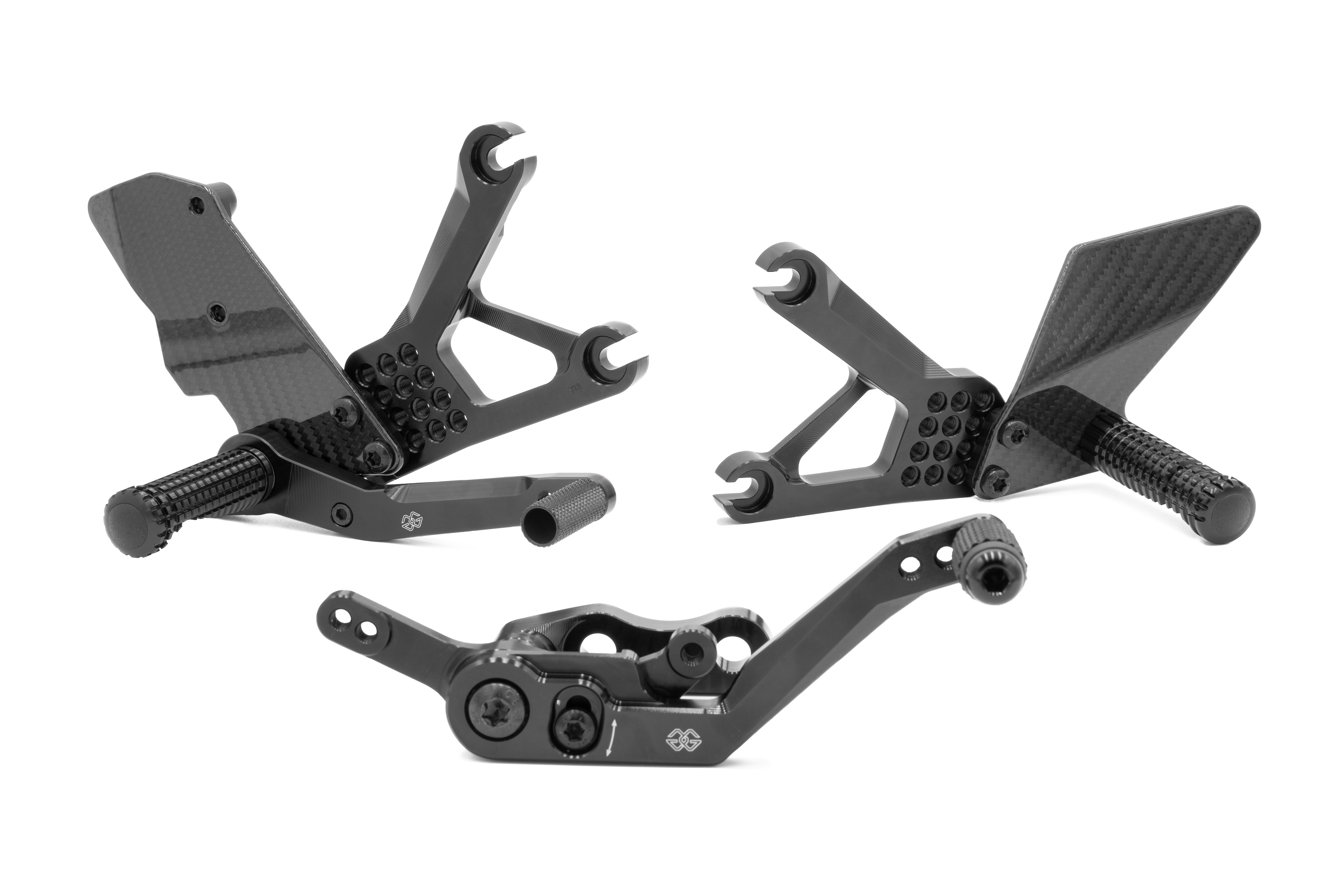 Footrest system AS31GT3 Yamaha black